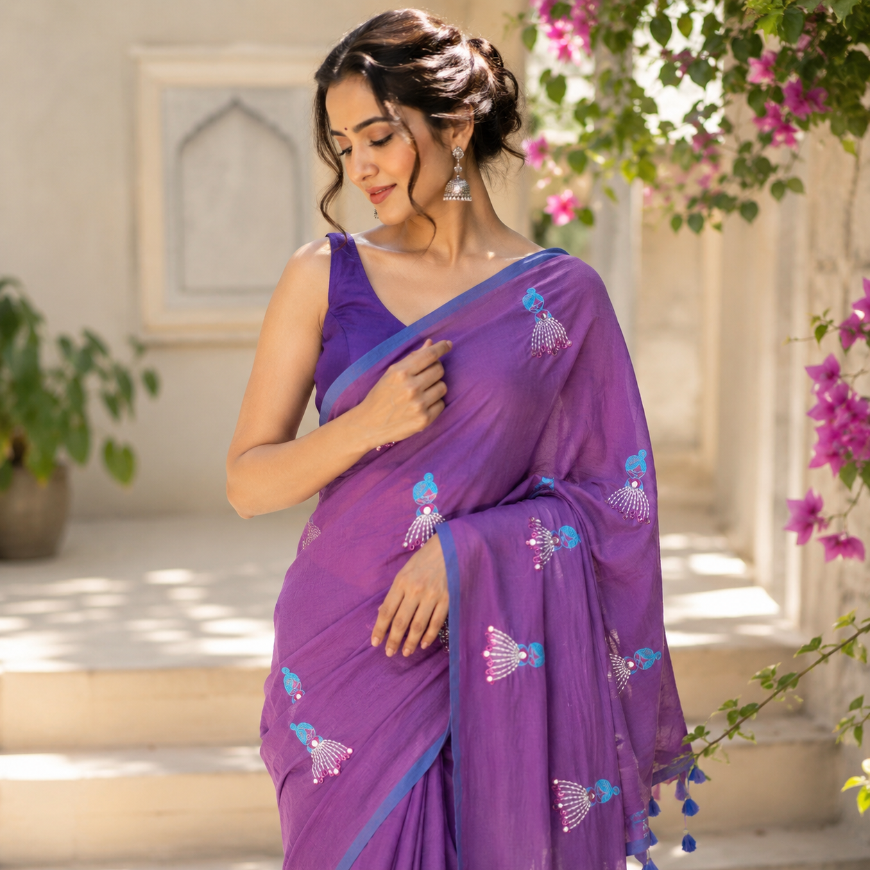 Vayu- Pearl Doll  Purple Mul