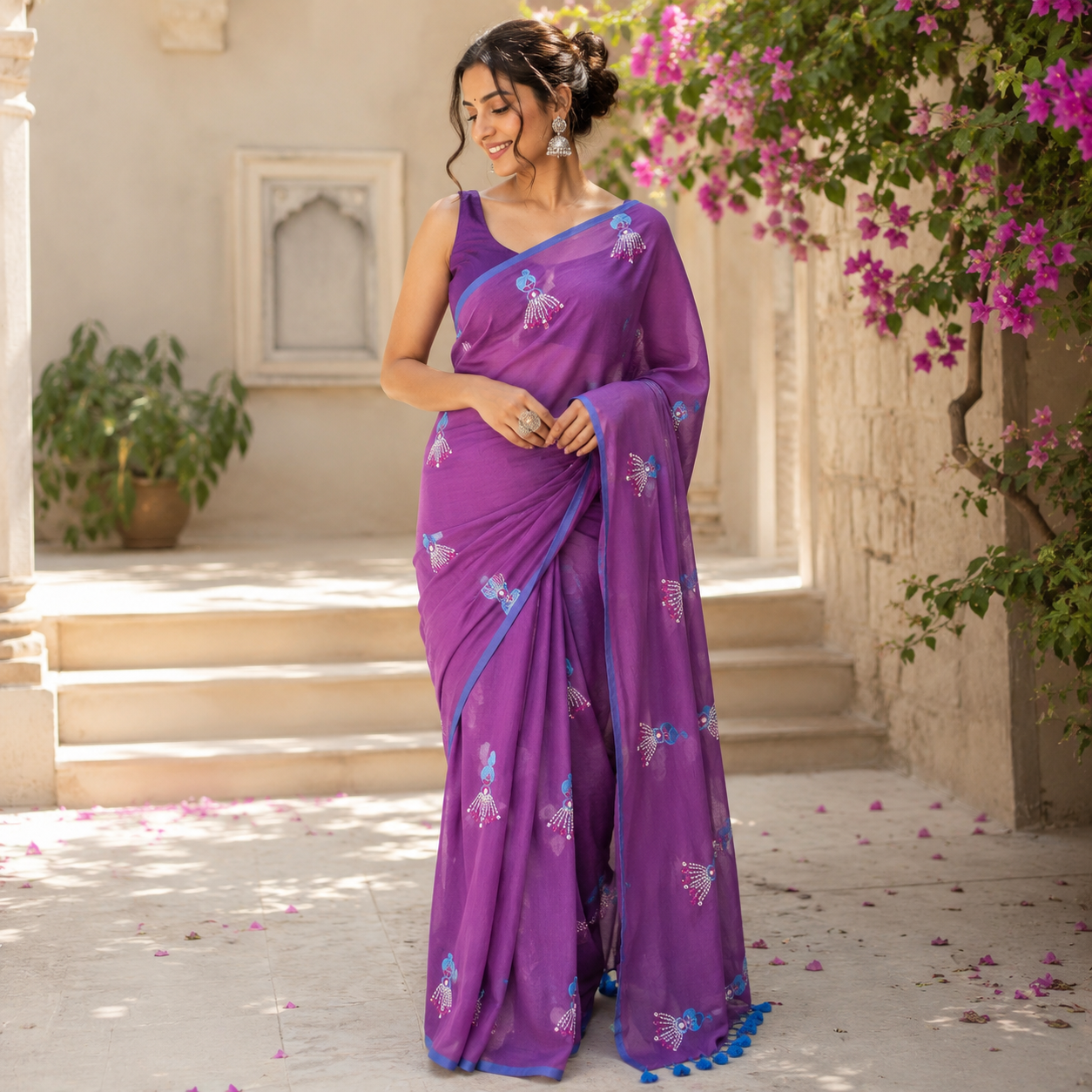 Vayu- Pearl Doll  Purple Mul