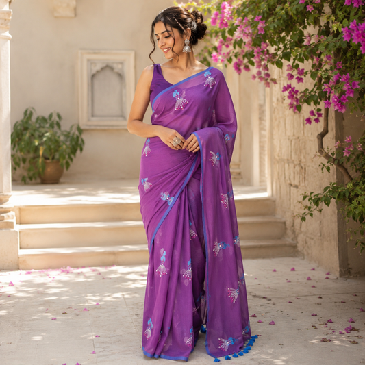 Vayu- Pearl Doll  Purple Mul