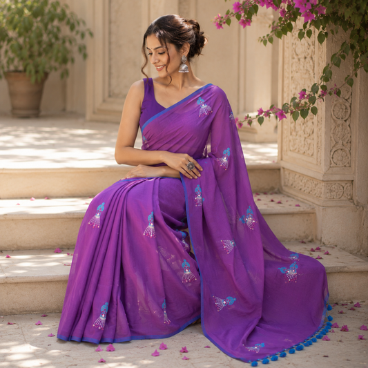 Vayu- Pearl Doll  Purple Mul