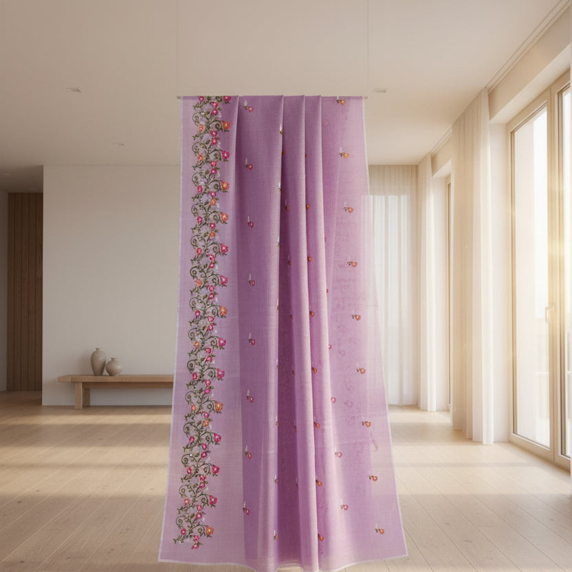 Vayu- Kota Pearl Lavender Floral Saree